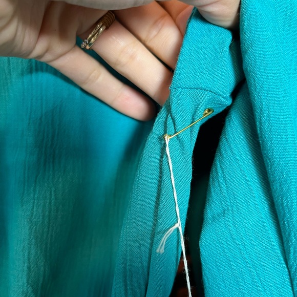 Vintage Donna Toran “Jaguars Teal” Jumpsuit Womens Size Medium - Picture 10 of 16